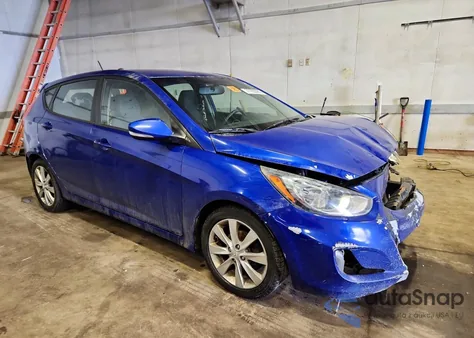 2013 Hyundai Accent Gls z USA, uszkodzony, nr VIN KMHCU5AE3DU084978